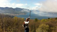 Dopo i diluvi universali, finalmente un bella giornata di sole in un posto eccezionale! Bellissime piazzole con vista panoramica sul Lago Maggiore.