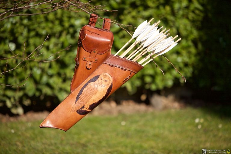 Faretra da fianco in Cuoio